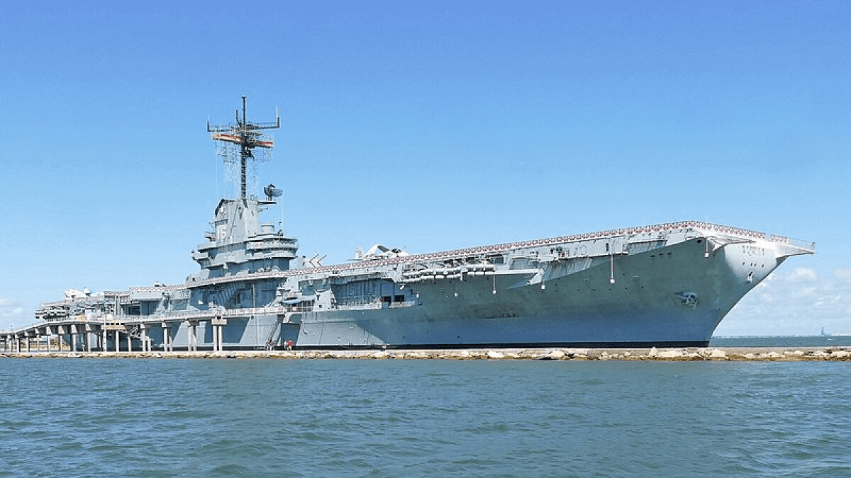 The USS Lexington aircraft carrier museum in Corpus Christi.